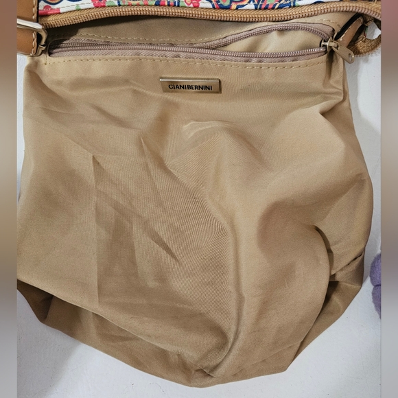 Giani Bernini Saffiano Multi-Color Paisley Print Crossbody Messenger Bag Purse - Picture 15 of 15